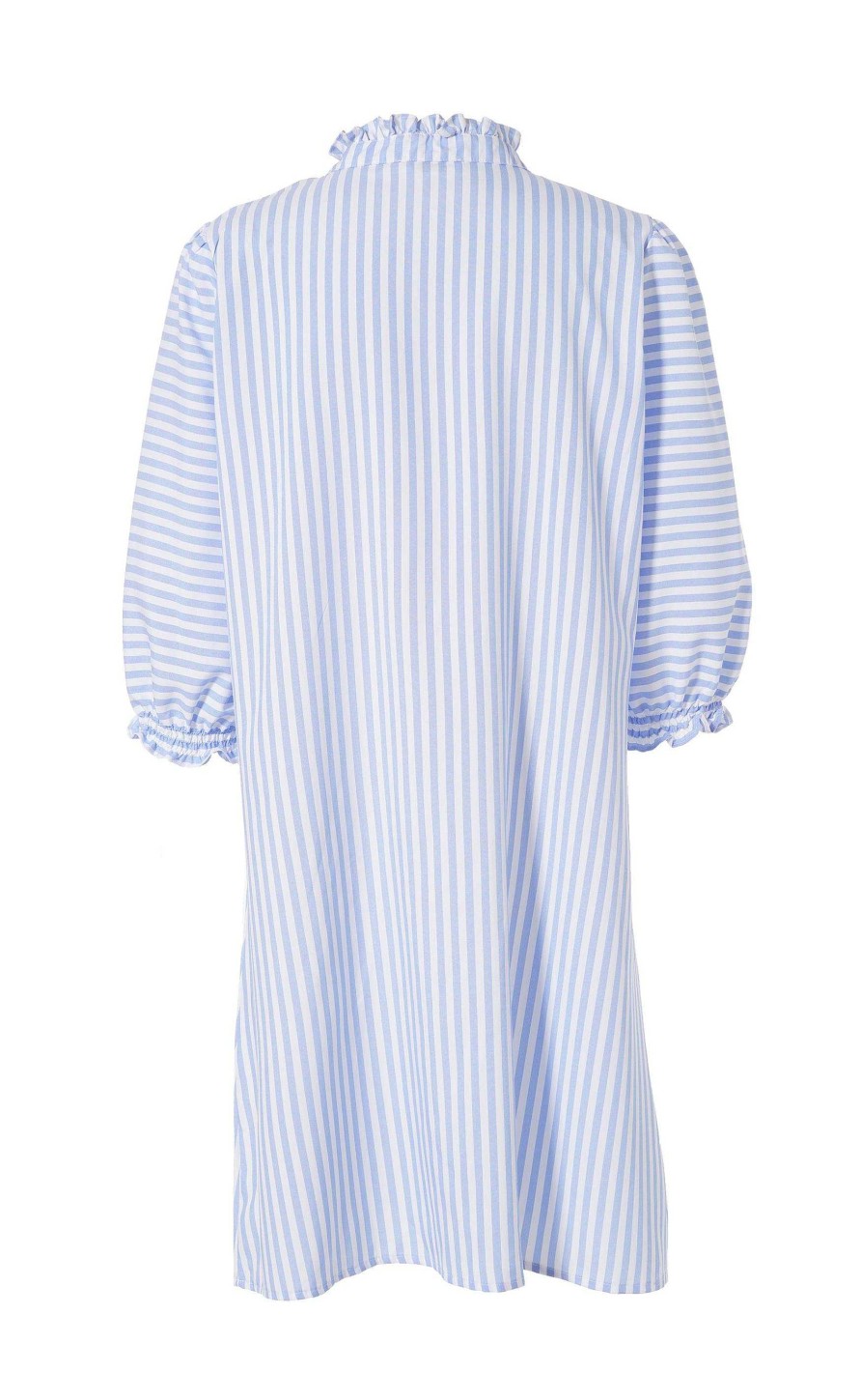 INA Copenhagen Ina Copenhagen Dress - Camilla - Blue/White Stripe | Dresses