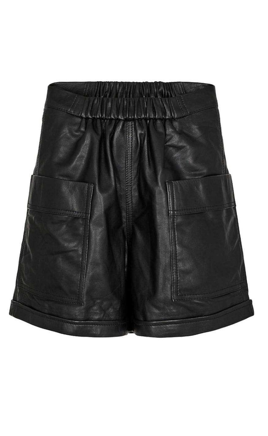 Gossia Gossia Shorts - Thilla Leather - Black | Shorts