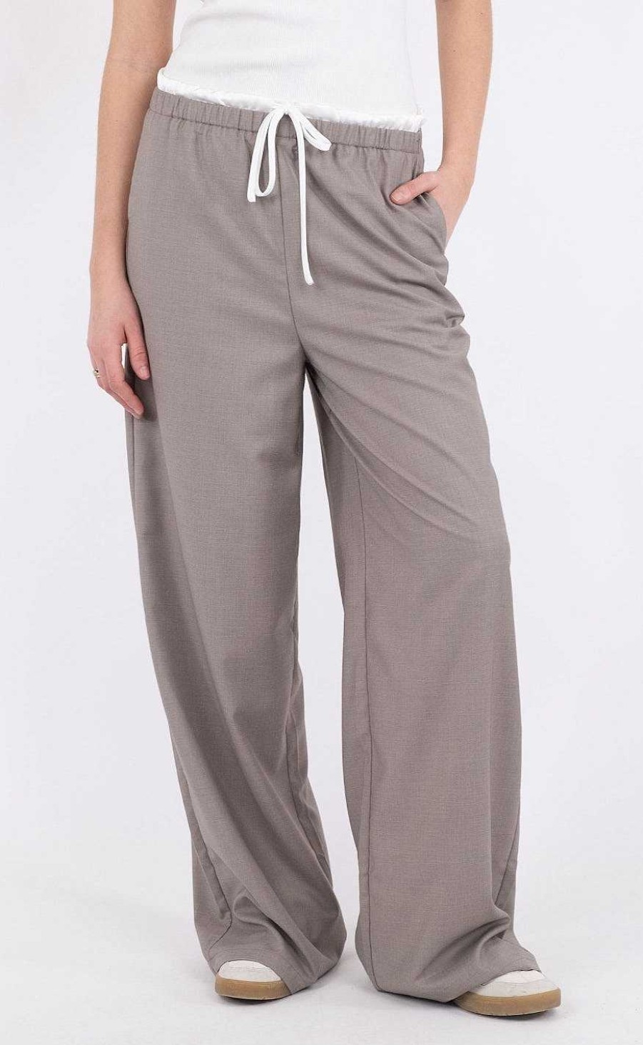 NEO NOIR Neo Noir Pants - Julius - Gray Melange | Trousers & Jeans