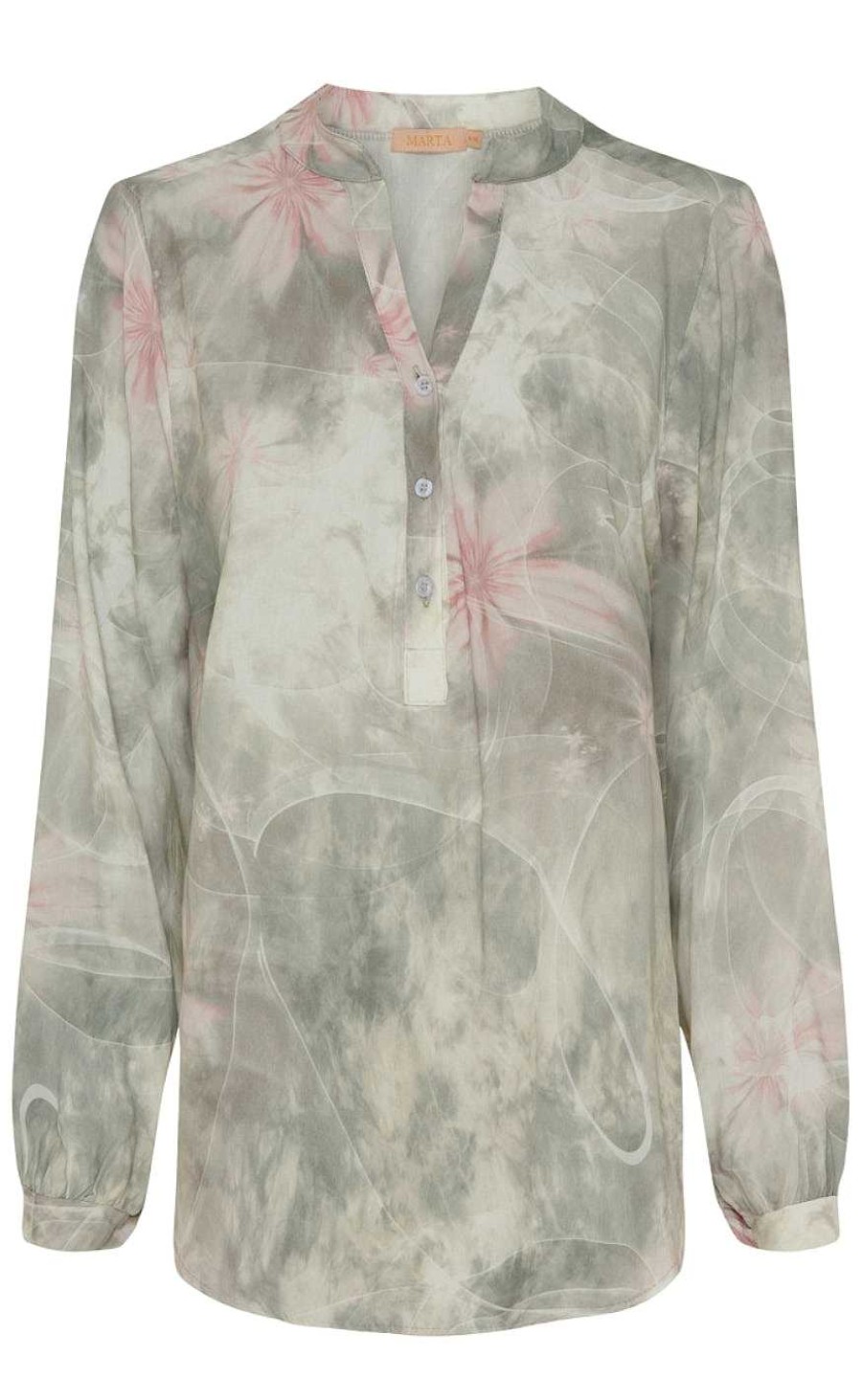 Marta Du Chateau Marta Du Chateau Shirt - 8128 Astrid - Grigio | Shirts