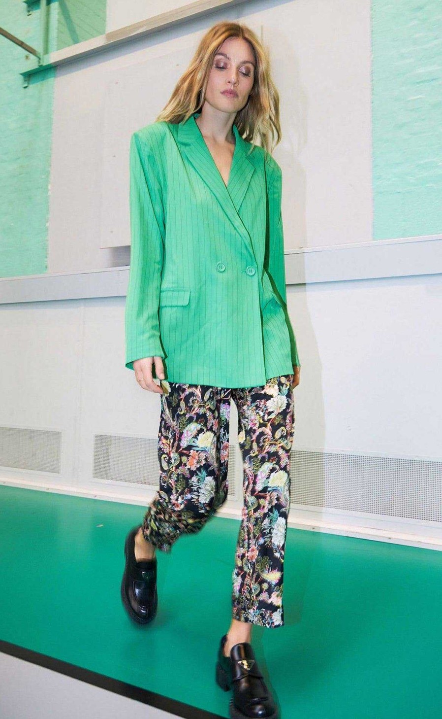 Lollys Laundry Lolly'S Laundry Blazer - Jolie - Green | Blazers & Down Jackets