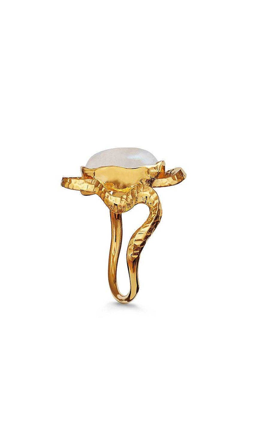 Maanesten Moonstone Ring - Siren - Gold | Jewelry