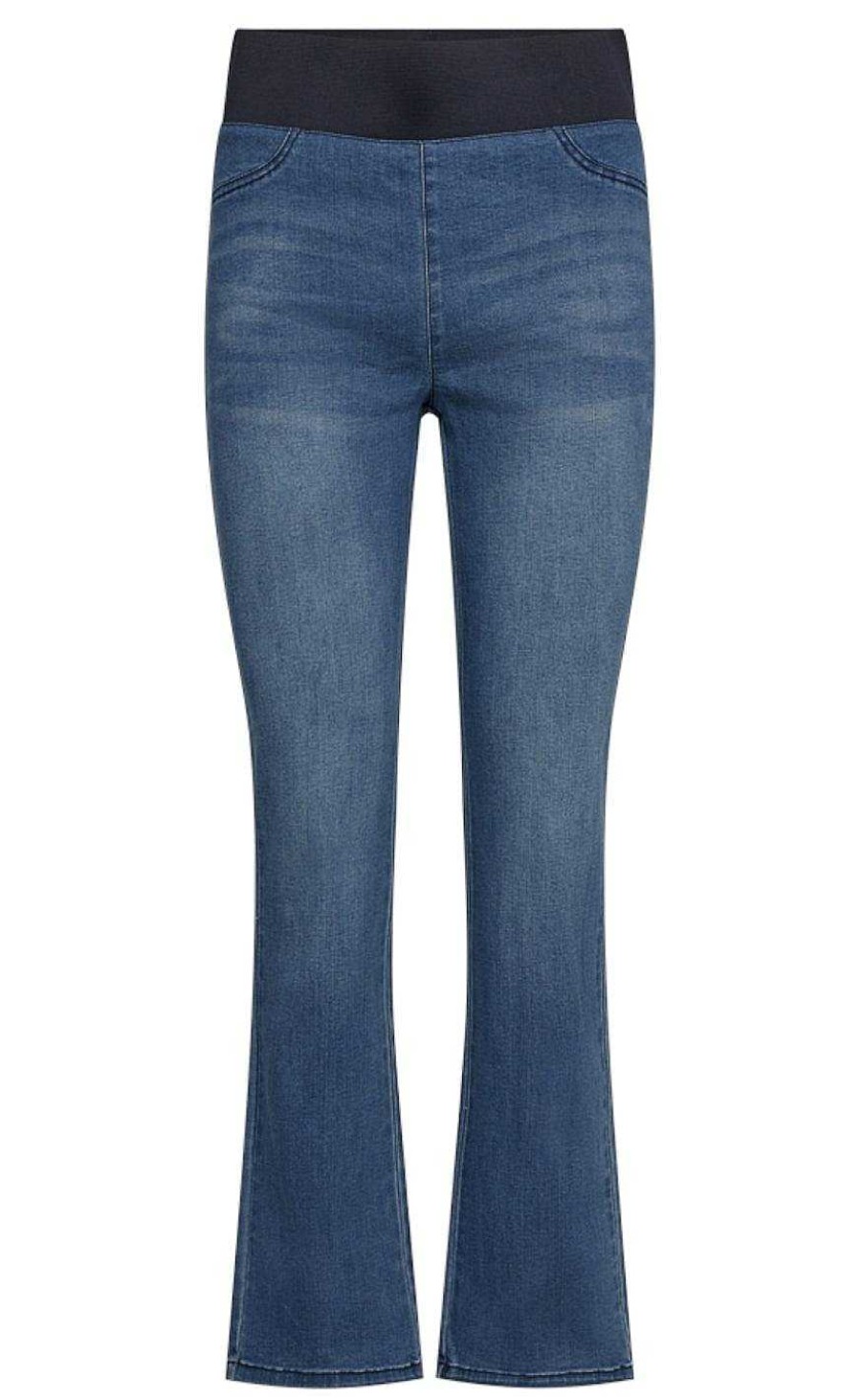 FreeQuent Freequent Pants - Shantal Bootcut - Medium Blue | Trousers & Jeans