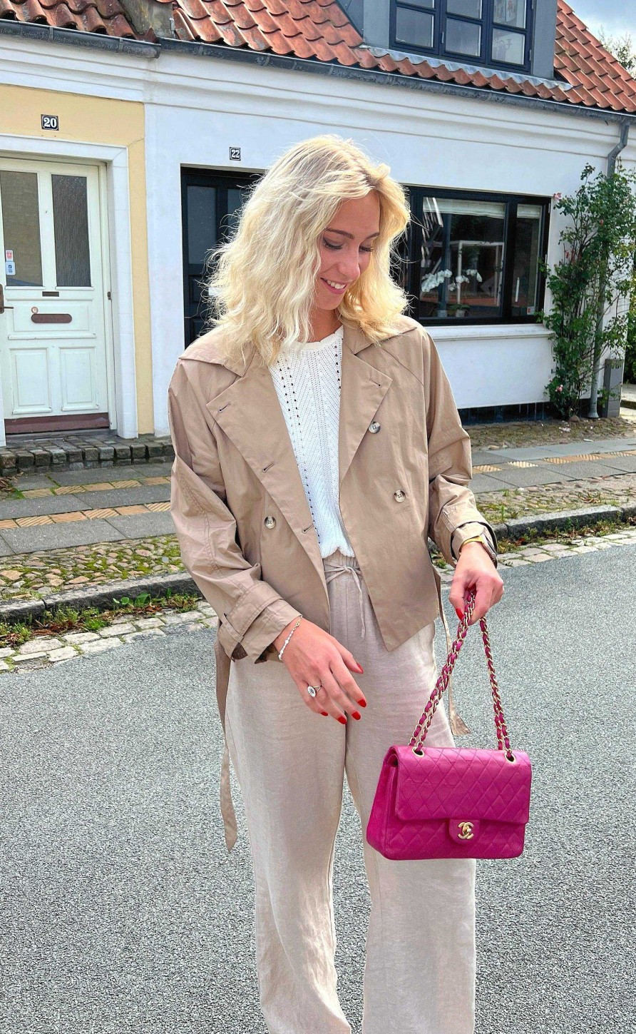 INA Copenhagen Ina Copenhagen Trenchcoat / Jacket - Maja - Beige | Jackets & Coats