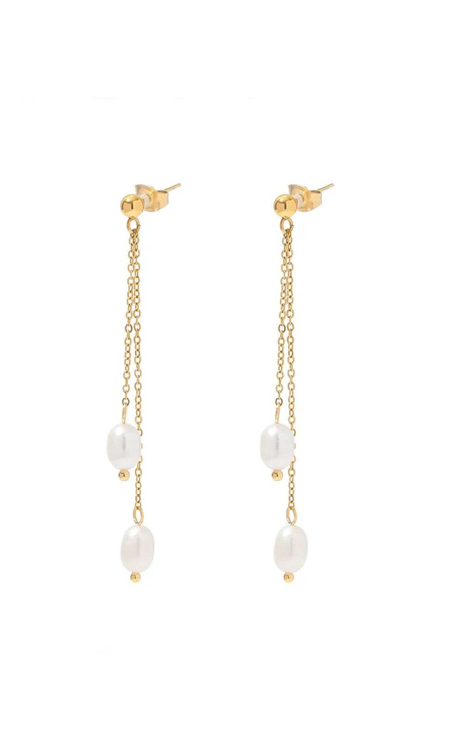 Smykkeli Copenhagen Sykkeli Copenhagen Earrings - Toledo - Gold W. Pearl | Jewelry