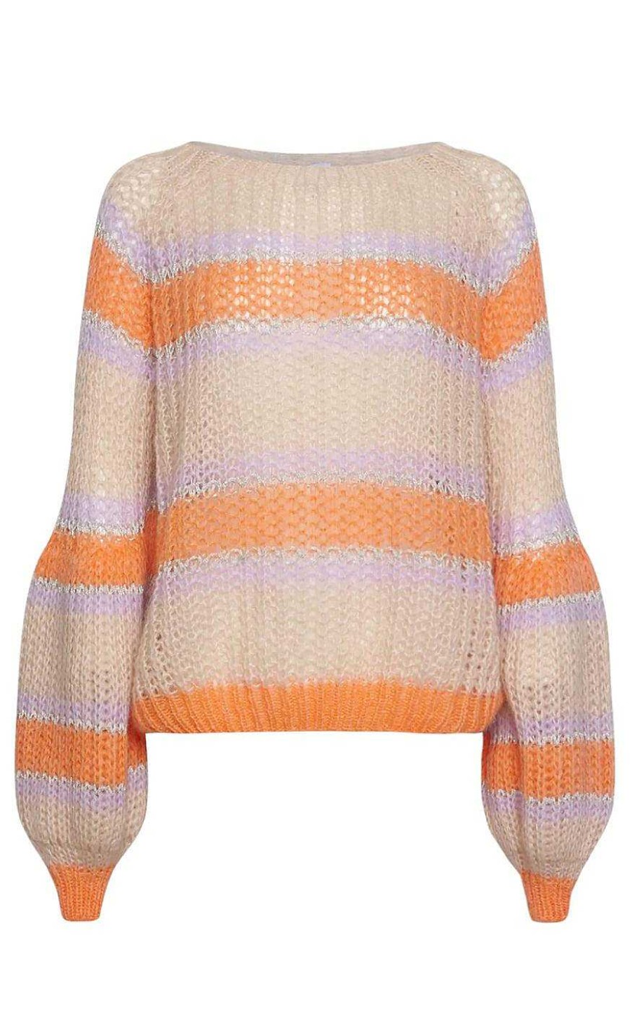 NOELLA Noella Sweater - Pacific - Apricot/Lavender Mix | Knitwear & Sweat