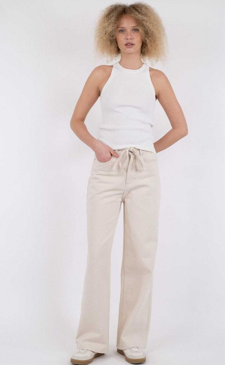 NEO NOIR Neo Noir Pants - Muran - Ivory | Trousers & Jeans