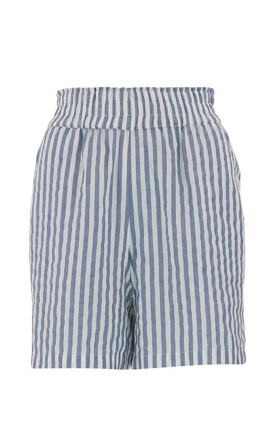 CONTINUE Continue Shorts - Evy Stripe - Blue Stripe | Shorts