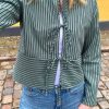 INA Copenhagen Ina Copenhagen Blouse - Cornelia - Dark Green (Reversible) | Blouses