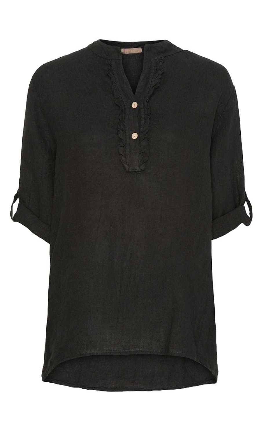 Marta Du Chateau Marta Du Chateau Shirt - 85137-1 Bonnie - Black | Shirts