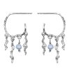 Maanesten Moonstone Earrings - Bayou - Silver | Jewelry