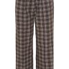 Marta Du Chateau Marta Du Chateau Trousers - 99996 - Brown Check | Trousers & Jeans