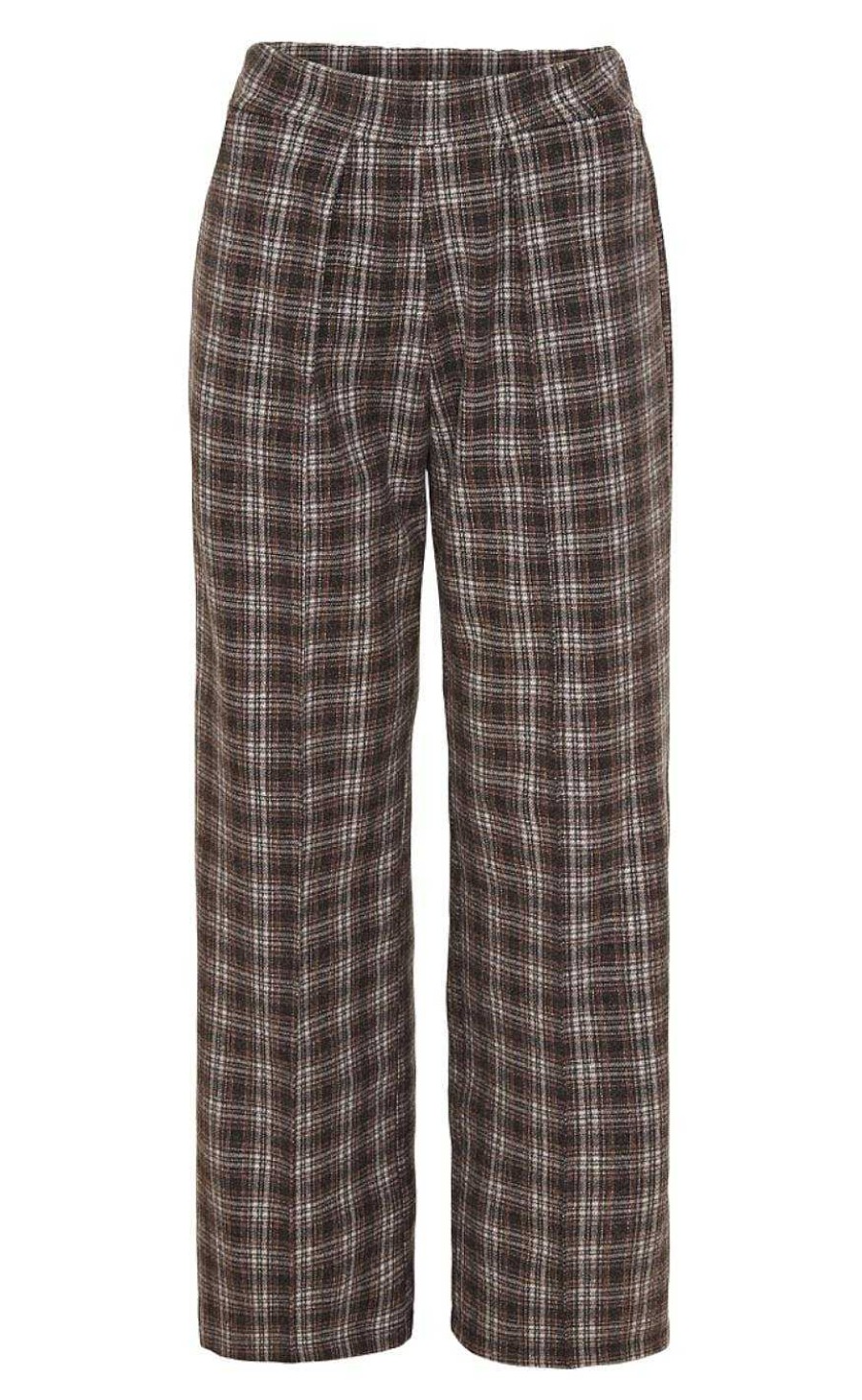 Marta Du Chateau Marta Du Chateau Trousers - 99996 - Brown Check | Trousers & Jeans