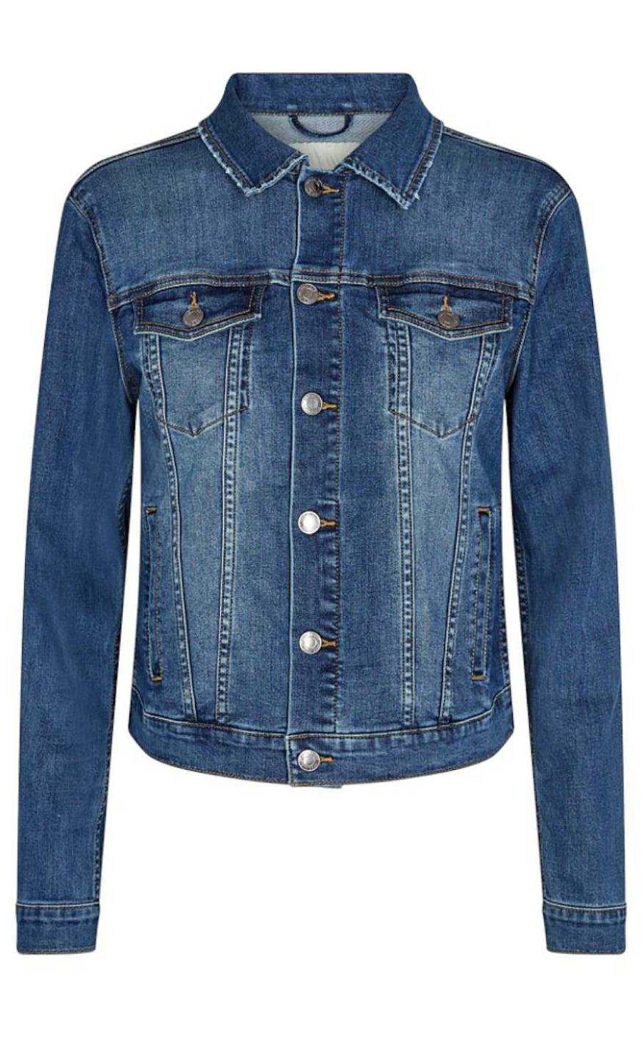 FreeQuent Freequent Jacket - Rock - Medium Blue Denim | Jackets & Coats