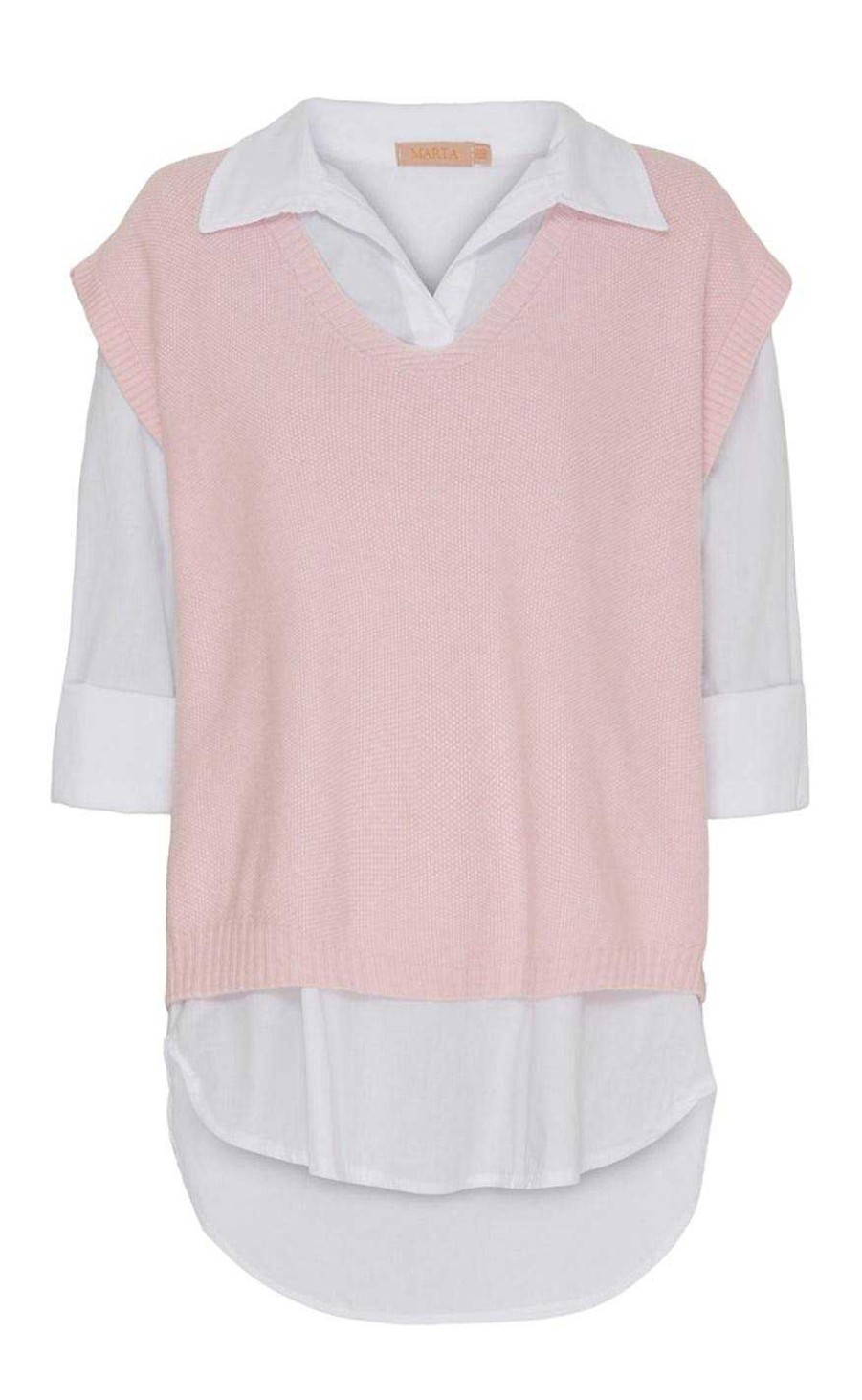 Marta Du Chateau Marta Du Chateau Shirt - 80389 Norah - Pink | Shirts