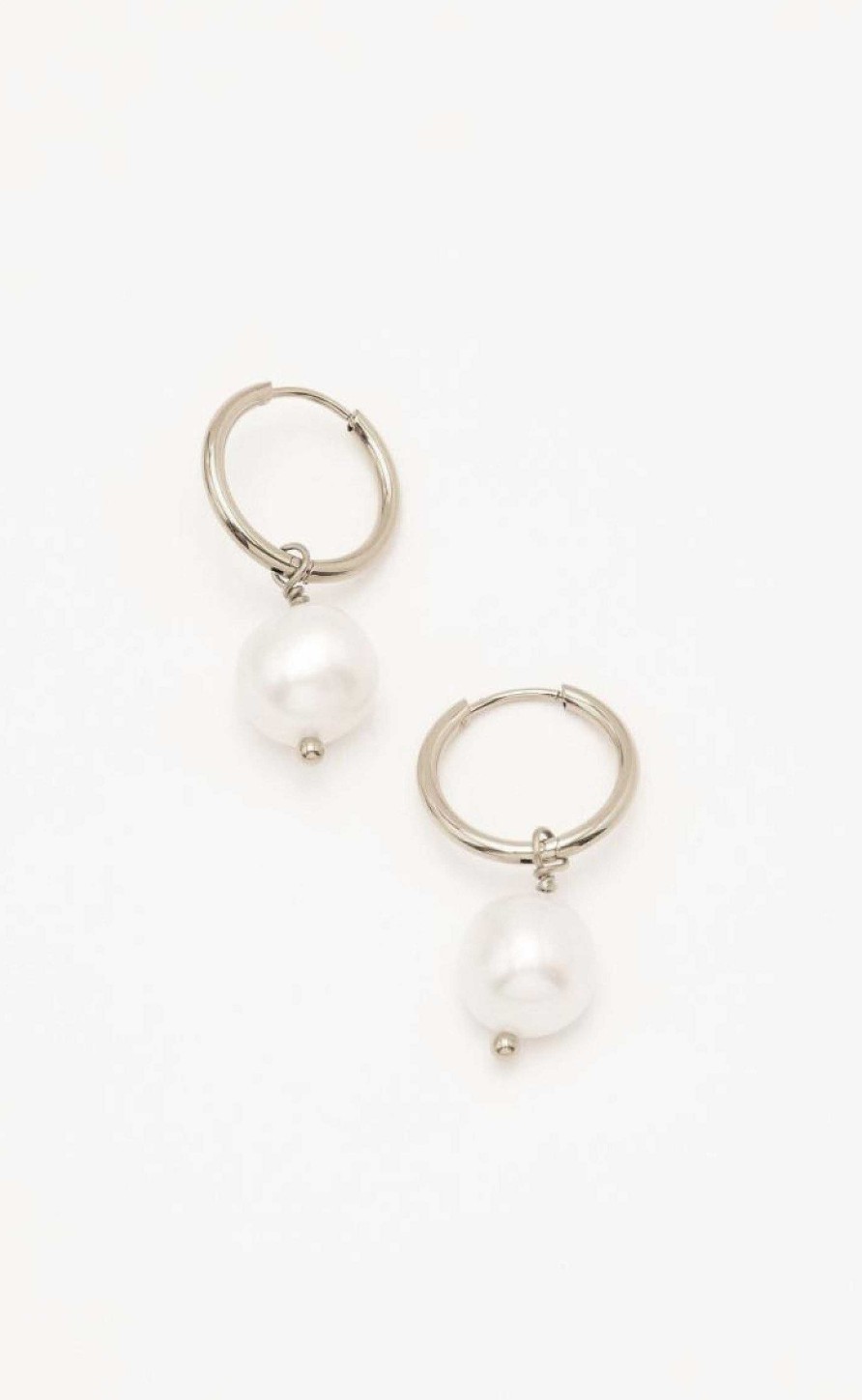 Smykkeli Copenhagen Sykkeli Copenhagen Earrings - Tokyo - Silver W. Freshwater Pearl | Jewelry