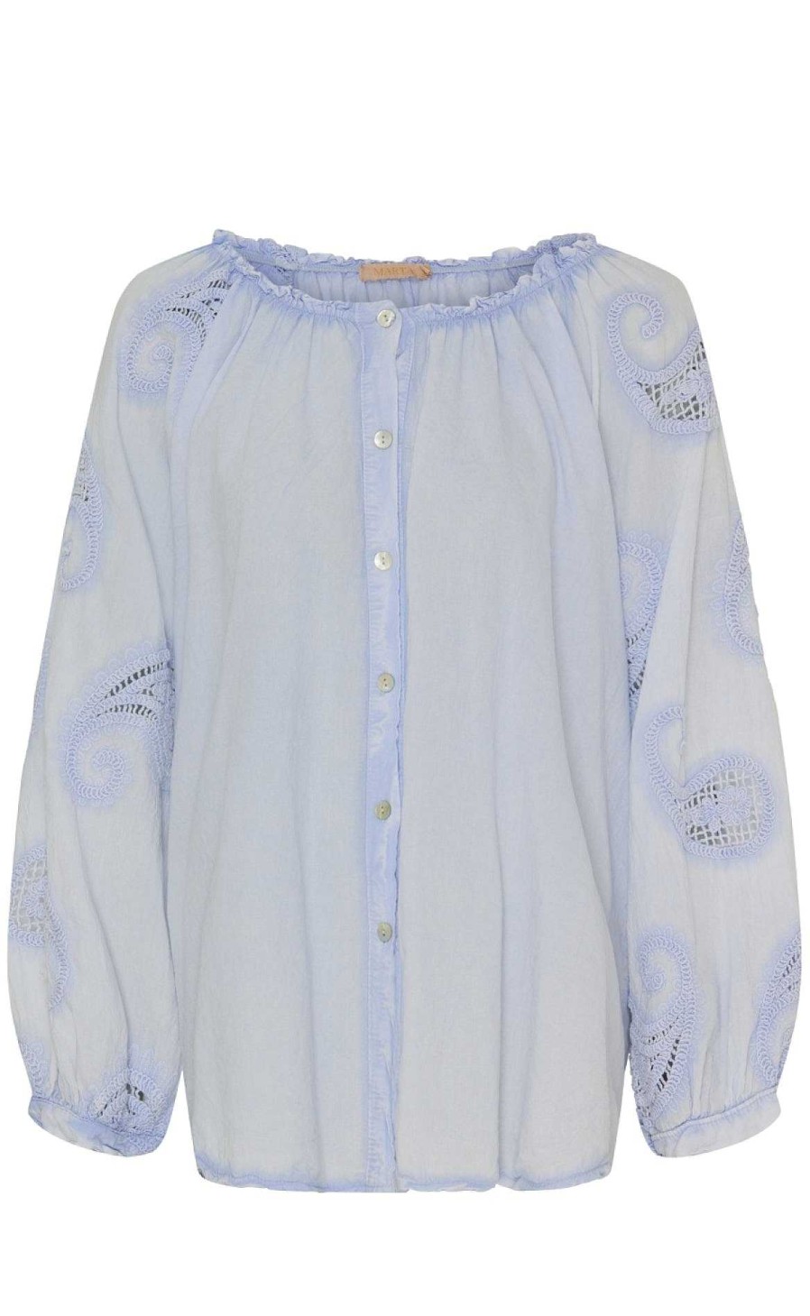 Marta Du Chateau Marta Du Chateau Shirt - 68767 Patty - Sky | Shirts