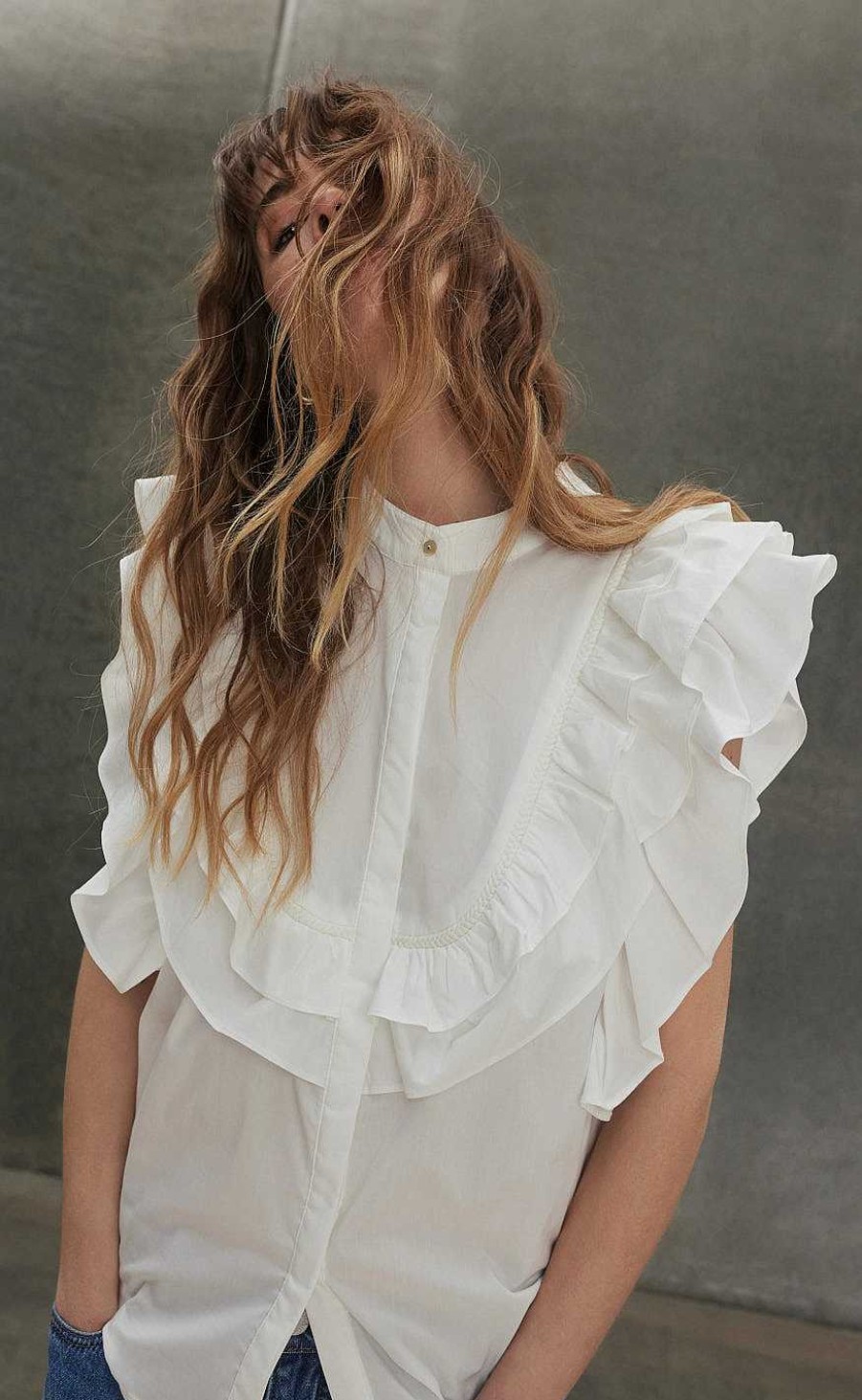 Gossia Gossia Blouse - Musette - Off White | Blouses