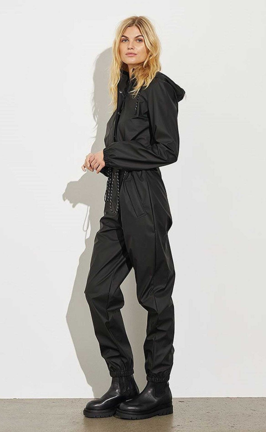 GLOBAL FUNK Global Funk Rainsuit - Tiya-G - Black | Flight Suits