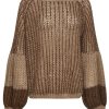 NOELLA Noella Sweater - Liana - Brown/Camel | Knitwear & Sweat