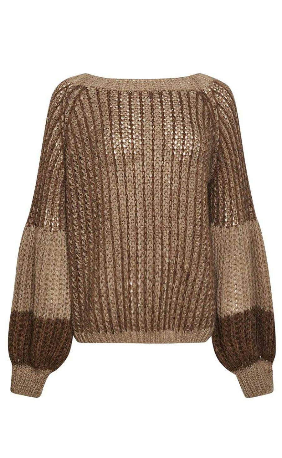 NOELLA Noella Sweater - Liana - Brown/Camel | Knitwear & Sweat