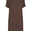 Marta Du Chateau Marta Du Chateau Dress - 94198 Camelia - Cold Brown | Dresses