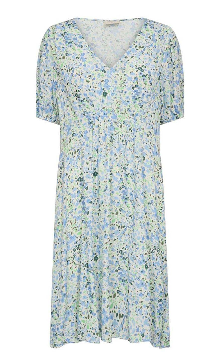 FreeQuent Freequent Dress - Fillipa - Vista Blue W. Chambray Blue | Dresses