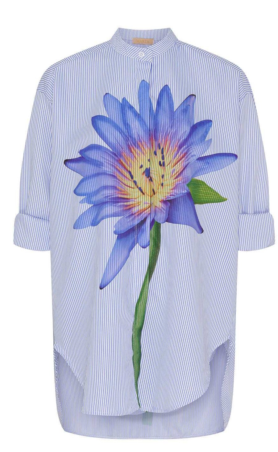 Marta Du Chateau Marta Du Chateau Shirt - 83215 Natasha - Blue | Shirts