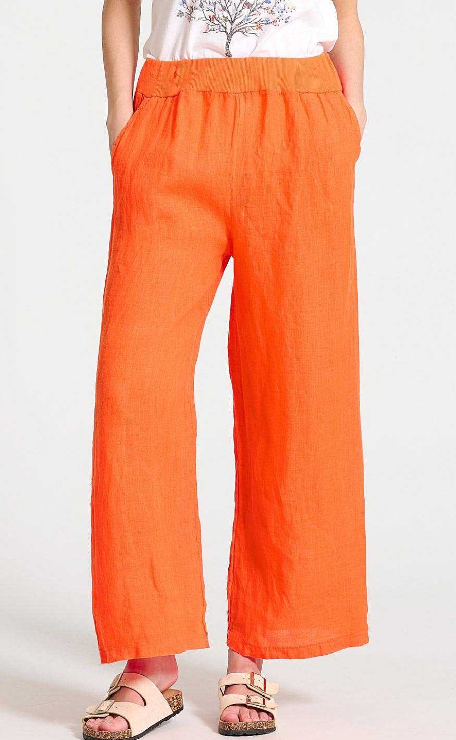 Marta Du Chateau Marta Du Chateau Pants - 6455 - Arancio | Trousers & Jeans