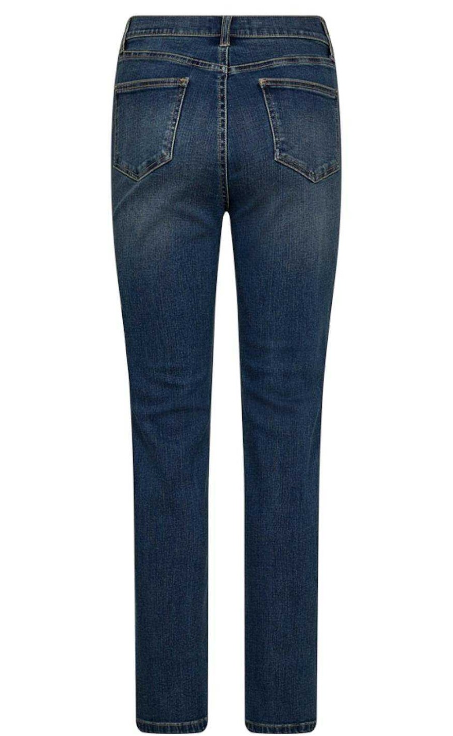 FreeQuent Freequent Pants - Harlow Straight - Medium Blue Denim | Trousers & Jeans