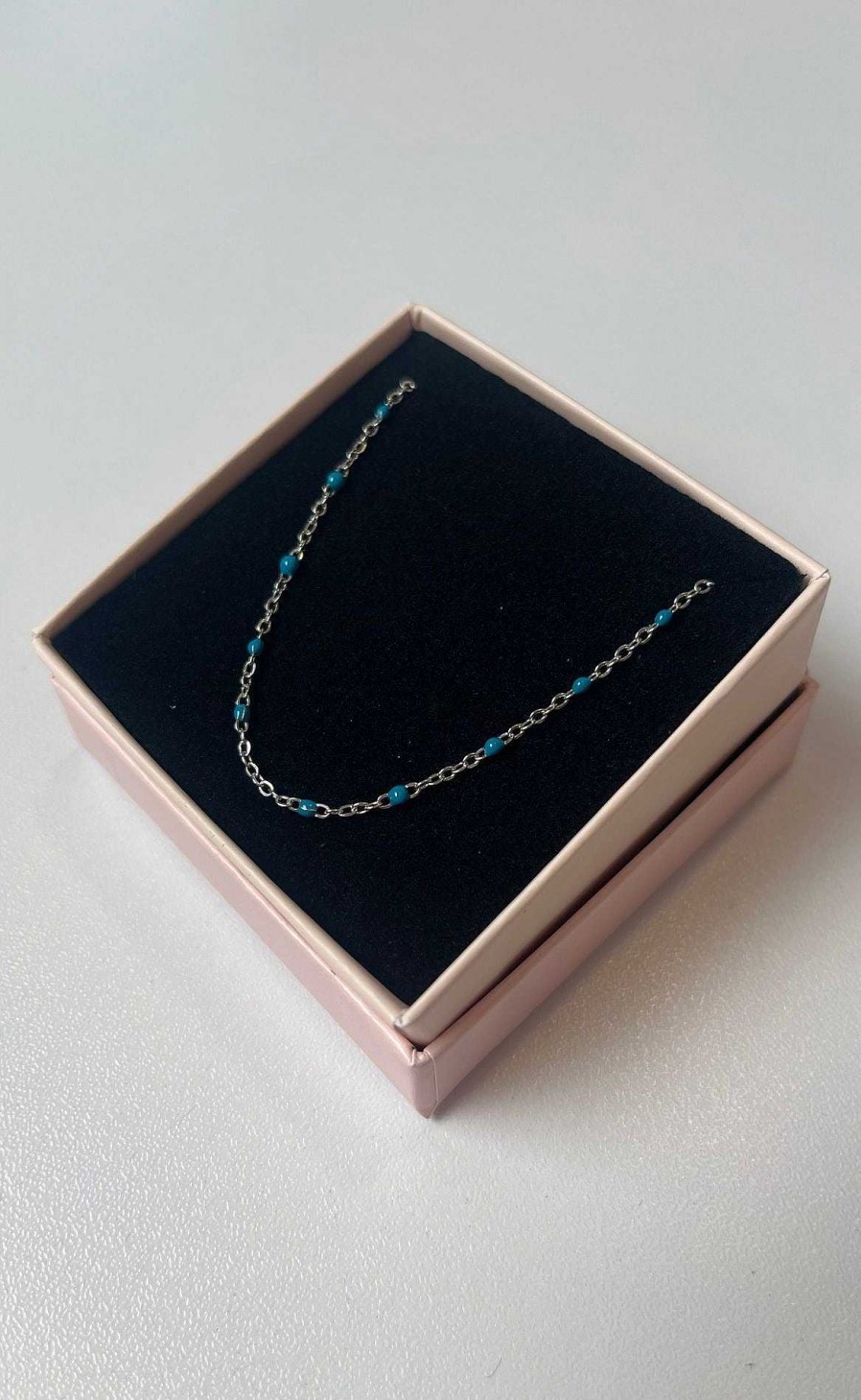 Smykkeli Copenhagen Jewelry Copenhagen Necklace - Vienna - Silver / Blue | Jewelry