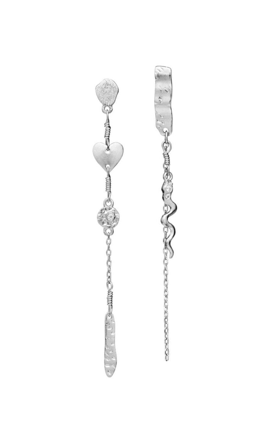 Maanesten Maanesten Earrings - Dolphins - Silver | Jewelry