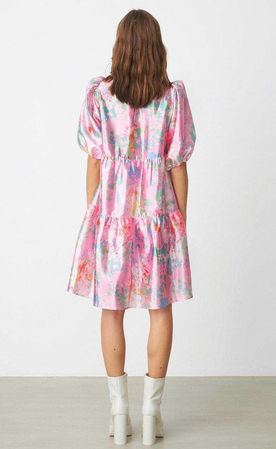 Cras Cras Dress - Leia - Orchid Field | Dresses