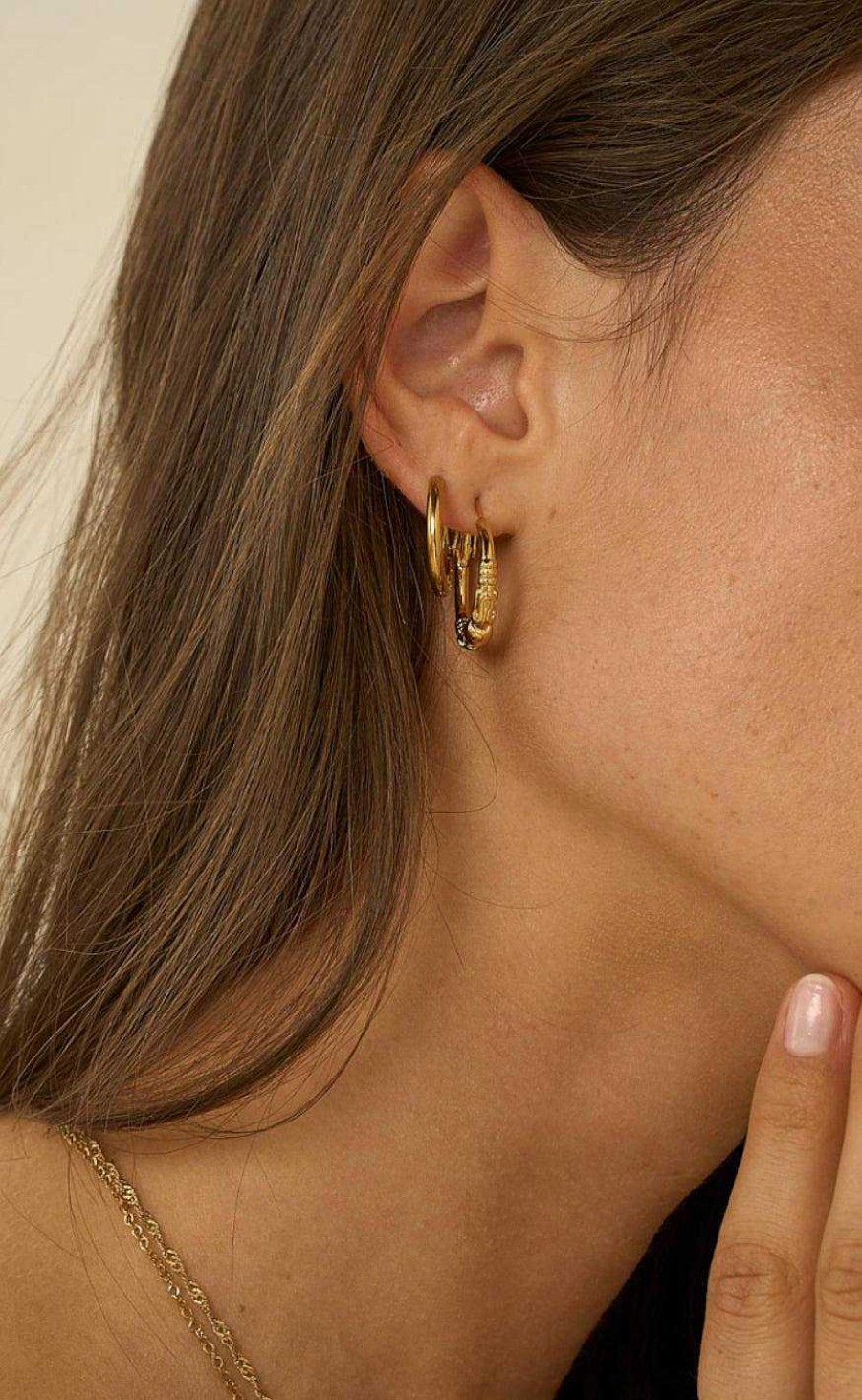 Smykkeli Copenhagen Sykkeli Copenhagen Earrings - Naples - Gold | Jewelry