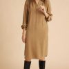 One Two Luxzuz One Two Luxzuz Dress - Siw - Double Latte | Dresses