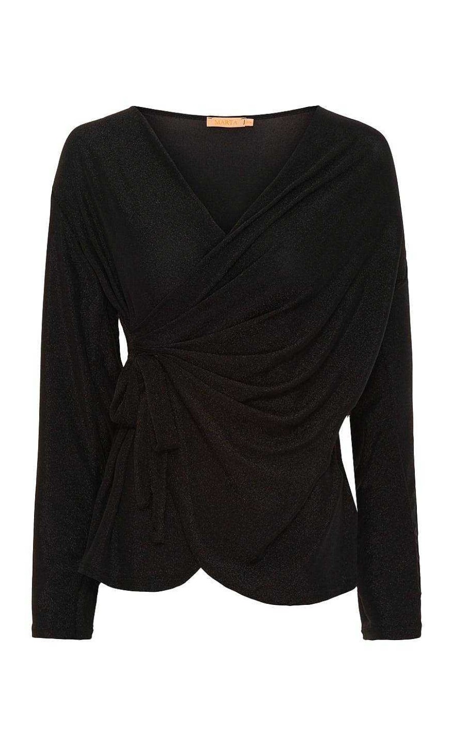 Marta Du Chateau Marta Du Chateau Blouse - 1612 Andi - Black | Blouses