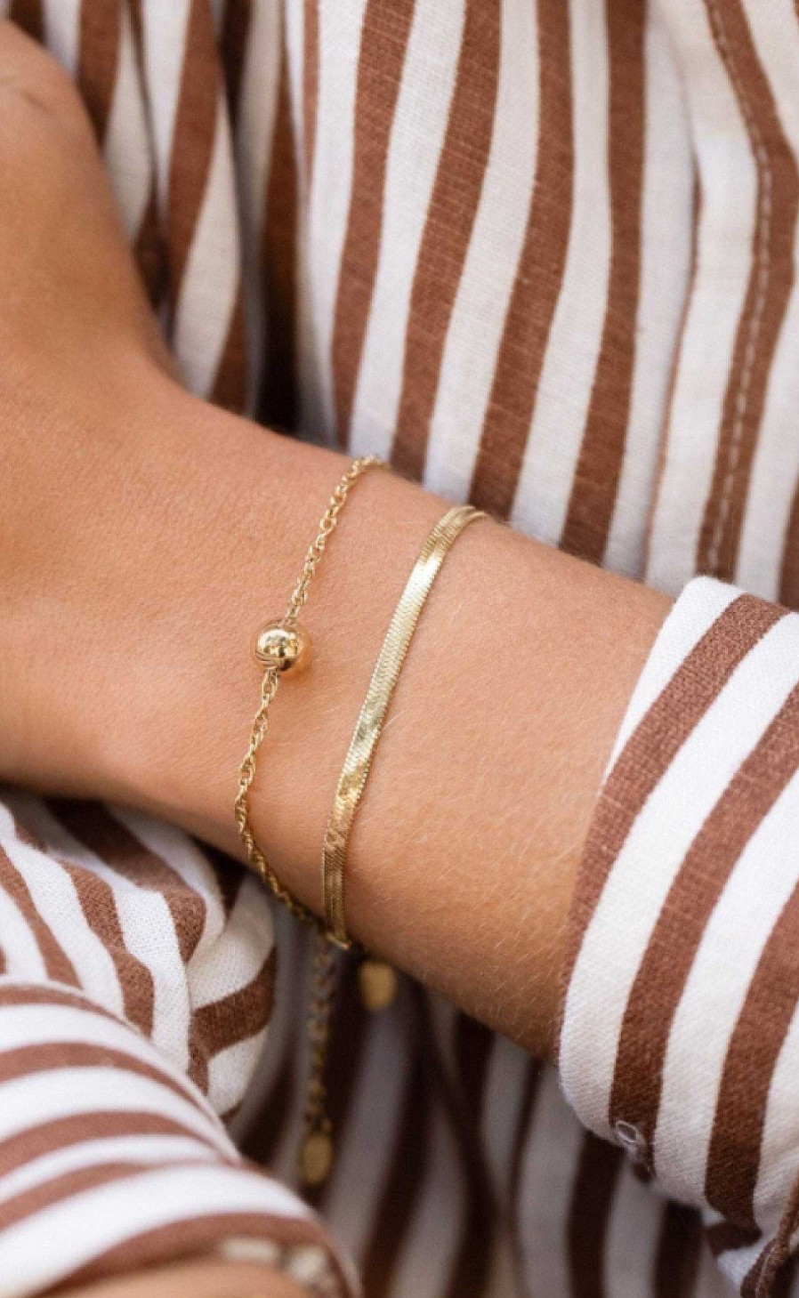 Smykkeli Copenhagen Jewelry Copenhagen Armband - Chicago - Gold | Jewelry