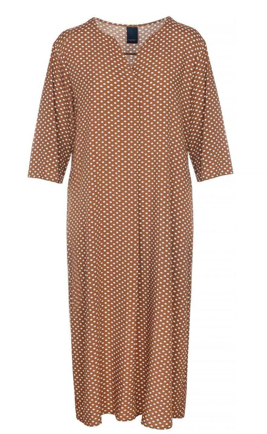 One Two Luxzuz One Two Luxzuz Dress - Augustina - Cinnamon | Dresses