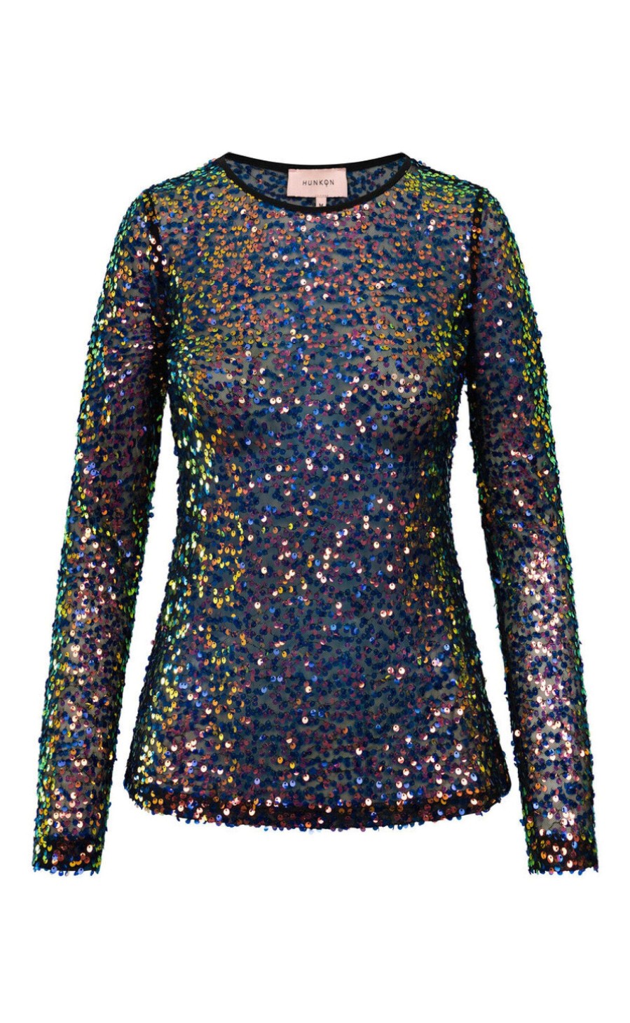 HunKøn Hunkon Blouse - Aya Sequin - Black | Blouses