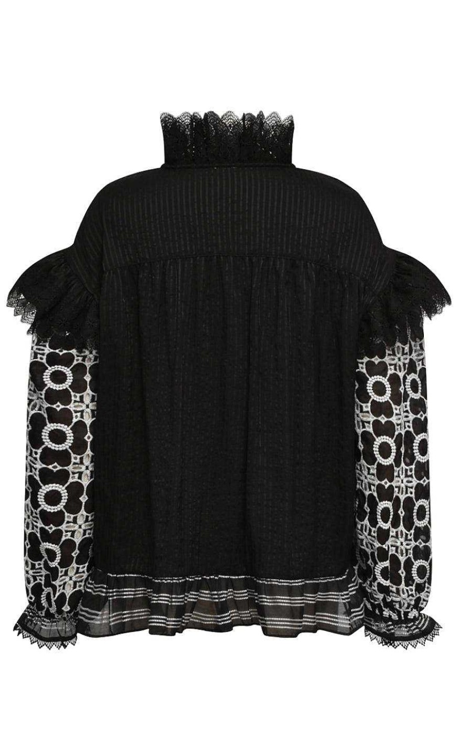 Gossia Gossia Blouse - Ninne - Black Mix | Blouses