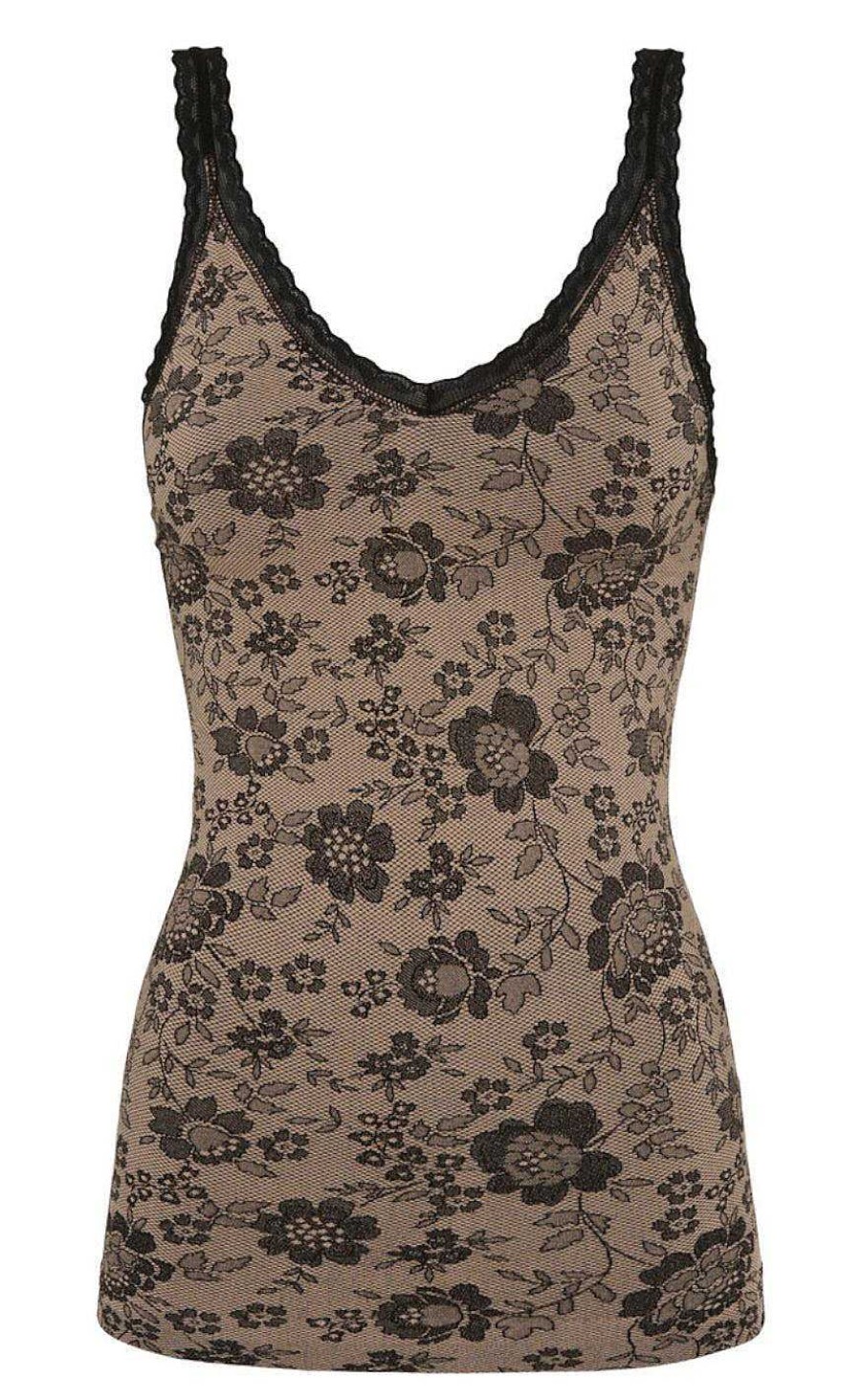 TIM u0026 SIMONSEN Tim & Simonsen Top - Elena Lace - Nudo | T-Shirts & Tops