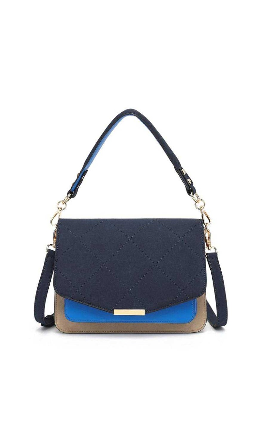 NOELLA Noella Bag - Blanca Multi Medium - Navy/Sand/Blue | Bags