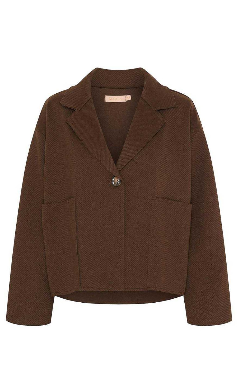 Marta Du Chateau Marta Du Chateau Jacket - 35060 Alex - Tabacco | Jackets & Coats