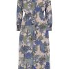 Karmamia Karmamia Copenhagen Dress - Nakita - Indigo Flower | Dresses