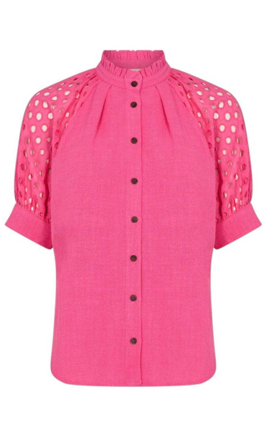 FreeQuent Freequent Blouse - Lara - Carmine Rose | Blouses