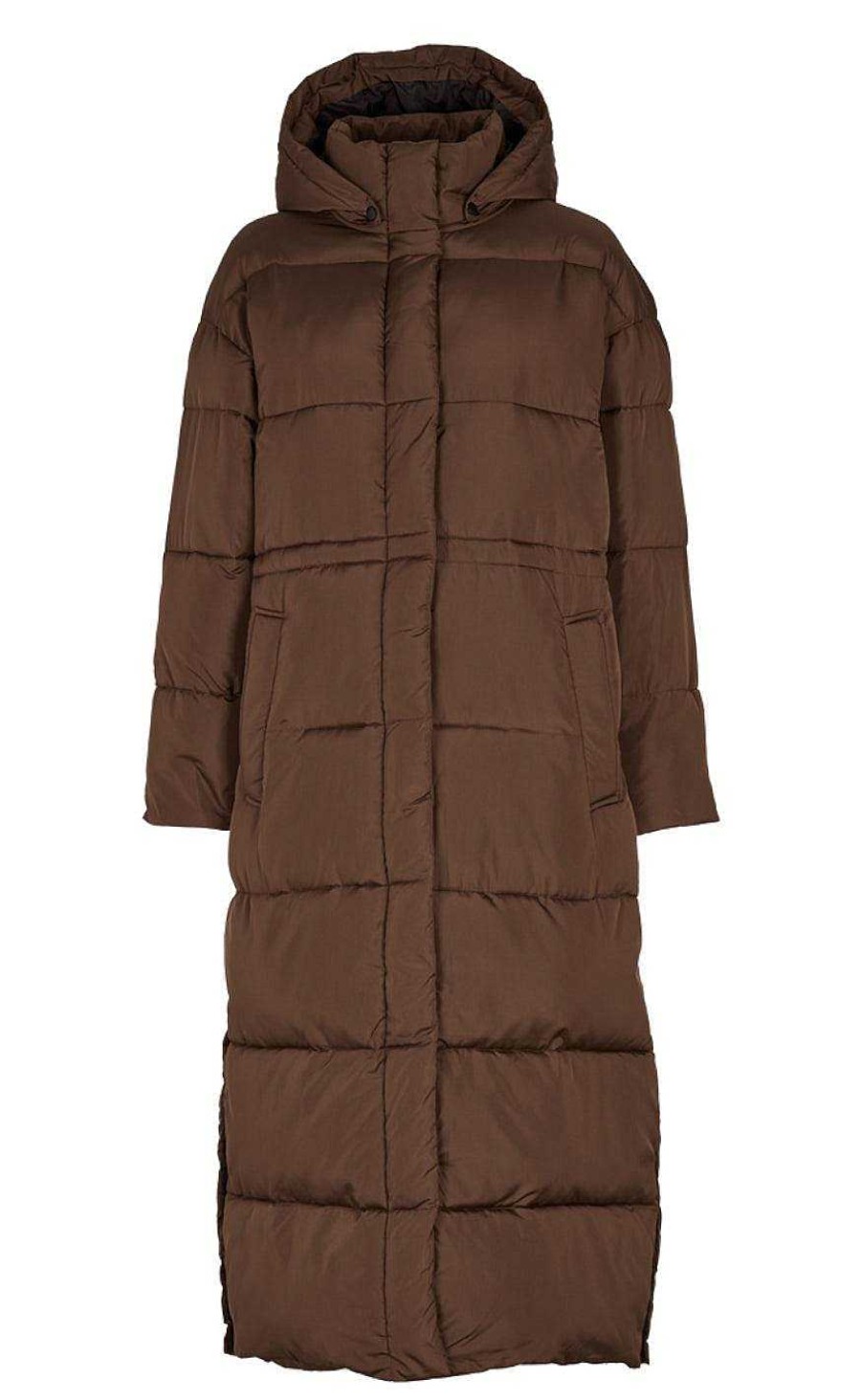 Basic Apparel Basic Apparel Jacket - Dagmar Coat - Chocolate | Jackets & Coats