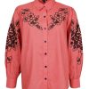 Black Colour Black Color Shirt - Dolly - Marsala Rose | Shirts