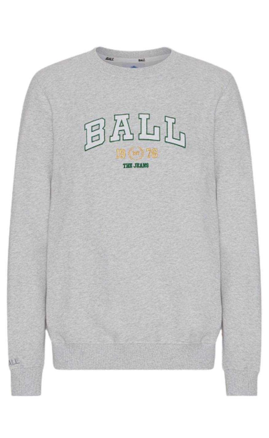 BALL Original Ball Original Sweatshirt - L. Taylor - White Melange | Knitwear & Sweat