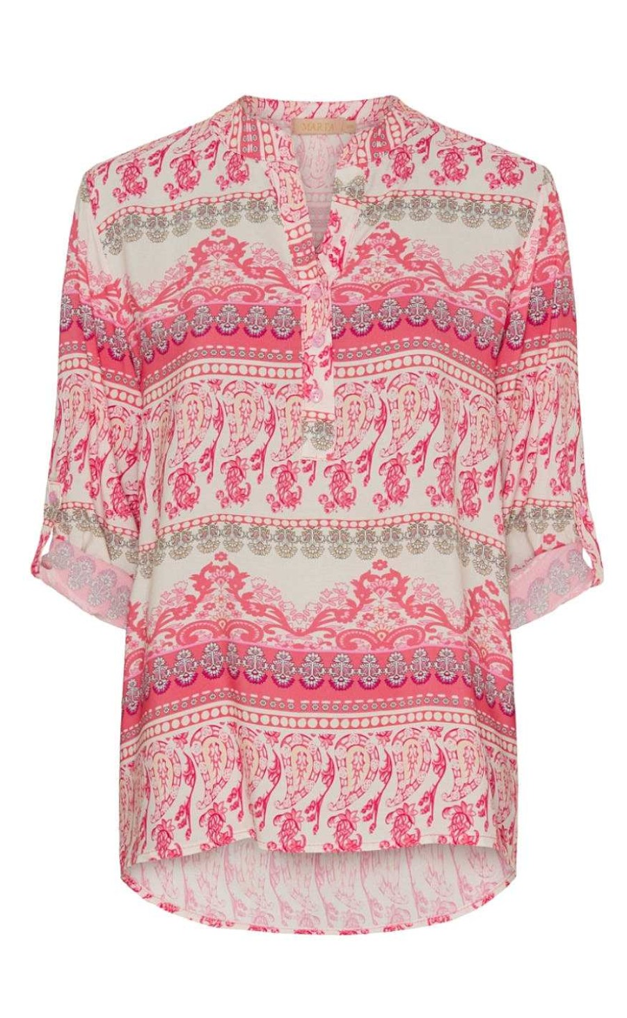 Marta Du Chateau Marta Du Chateau Blouse - 1614 Franziska - Pink Originale | Blouses