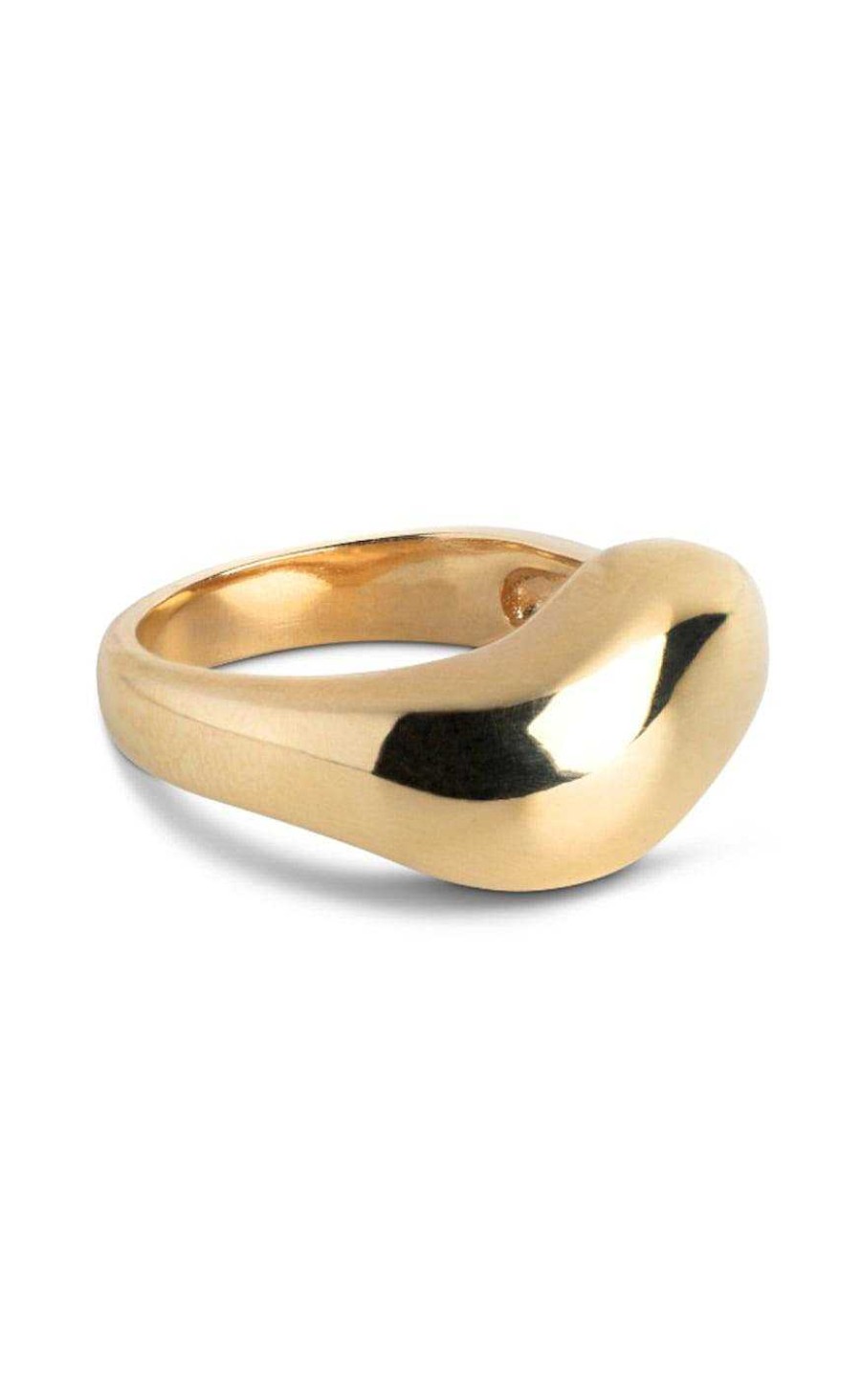 ENAMEL Copenhagen Enamel Copenhagen Ring - Agnete Large - Gold | Jewelry